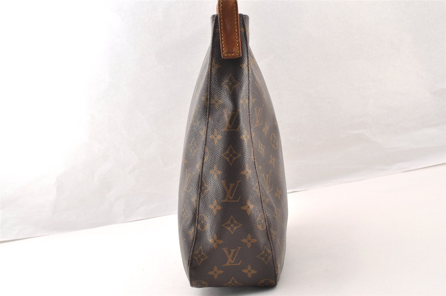 Authentic Louis Vuitton Monogram Looping GM Shoulder Bag M51145 LV 7467I