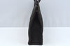 Authentic HERMES Fourre Tout PM Vintage Hand Tote Bag Canvas Black 7468H