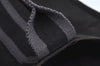 Authentic HERMES Fourre Tout PM Vintage Hand Tote Bag Canvas Black 7468H