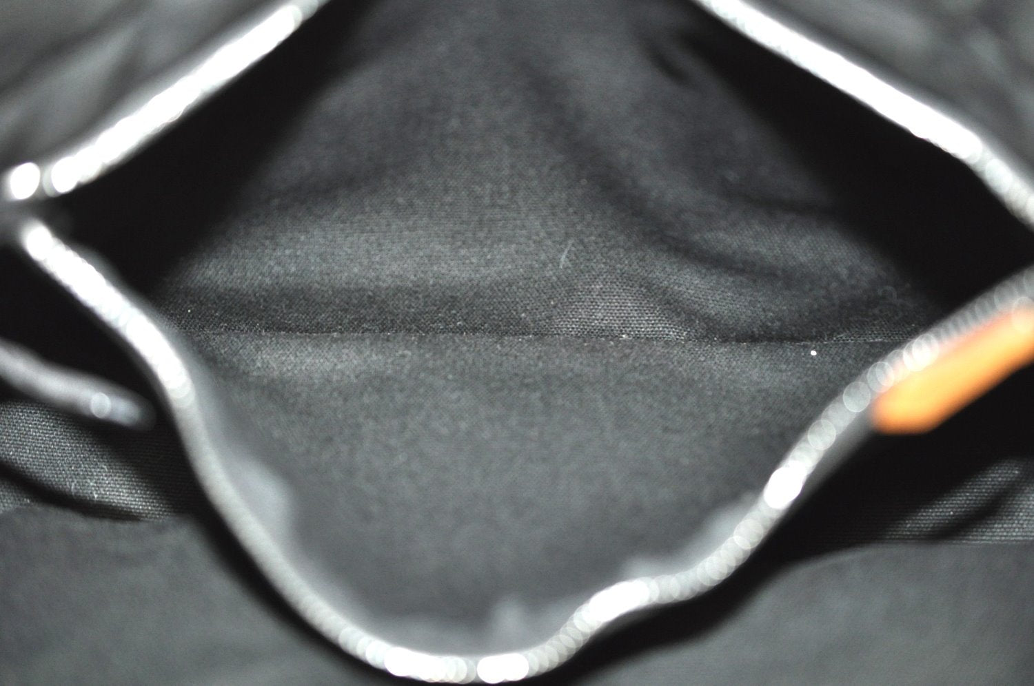 Authentic HERMES Fourre Tout PM Vintage Hand Tote Bag Canvas Black 7468H