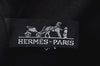 Authentic HERMES Fourre Tout PM Vintage Hand Tote Bag Canvas Black 7468H