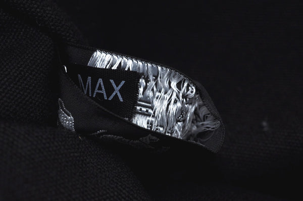 Authentic HERMES Fourre Tout PM Vintage Hand Tote Bag Canvas Black 7468H