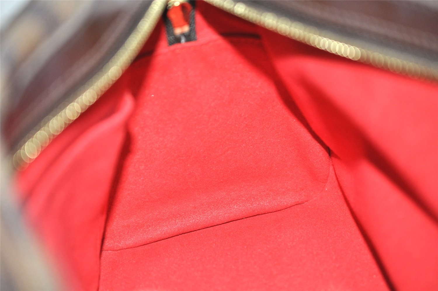 Authentic Louis Vuitton Damier Duomo Hand Boston Bag Purse N60008 LV 7468I