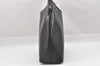 Authentic GUCCI Vintage Shoulder Bag Purse Leather Black 7469I