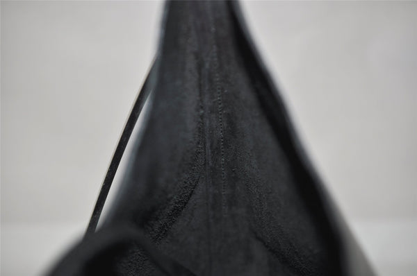 Authentic GUCCI Vintage Shoulder Bag Purse Leather Black 7469I