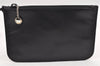 Authentic GUCCI Vintage Shoulder Bag Purse Leather Black 7469I