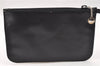 Authentic GUCCI Vintage Shoulder Bag Purse Leather Black 7469I