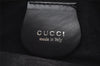 Authentic GUCCI Vintage Shoulder Bag Purse Leather Black 7469I