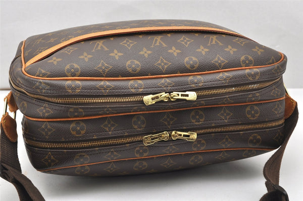 Authentic Louis Vuitton Monogram Reporter GM Shoulder Cross Bag M45252 LV 7470K