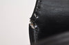 Authentic GUCCI Vintage Shoulder Bag Purse Leather Black 7471I
