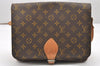 Authentic Louis Vuitton Monogram Cartouchiere GM Shoulder Bag Old Model 7471K