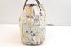 Authentic GUCCI Children's Canvas Leather Tote Hand Bag 284721 Light Blue 7472K