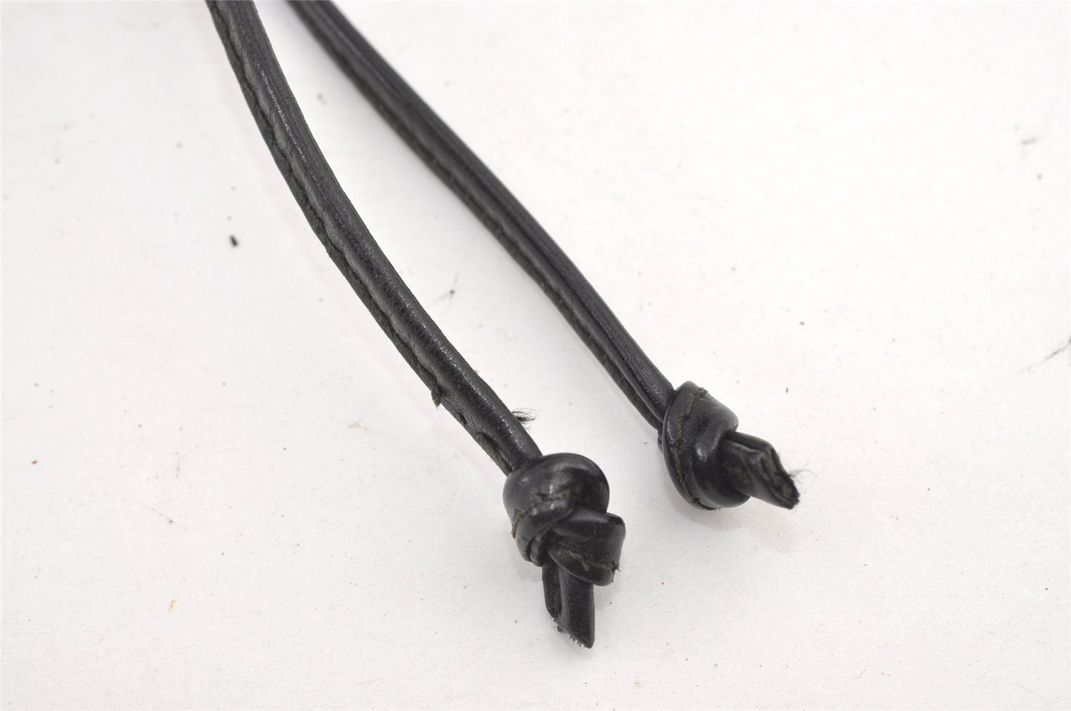 Authentic GUCCI Micro GG PVC Leather Shoulder Drawstring Bag Black Junk 7476J