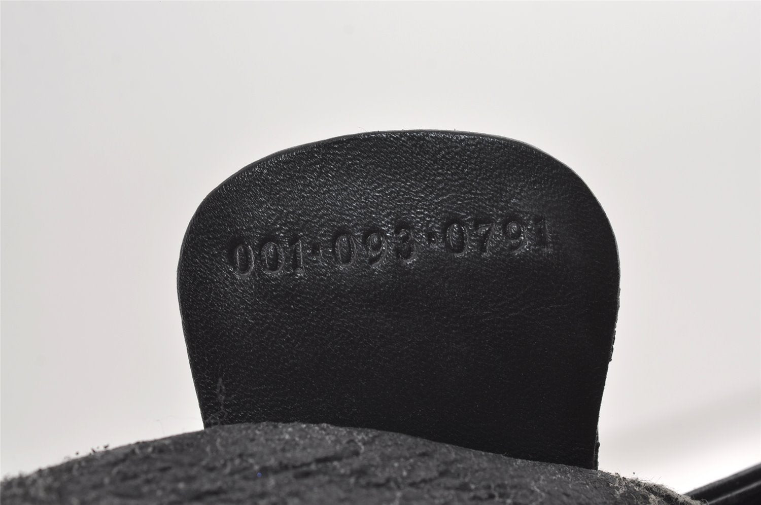 Authentic GUCCI Micro GG PVC Leather Shoulder Drawstring Bag Black Junk 7476J