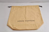 Authentic Louis Vuitton Dust Bag 10 Set Cotton Beige 9.3x6.7x22.4 LV 7477J