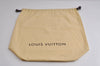 Authentic Louis Vuitton Dust Bag 10 Set Cotton Beige 9.3x6.7x22.4 LV 7477J