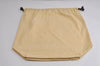 Authentic Louis Vuitton Dust Bag 10 Set Cotton Beige 9.3x6.7x22.4 LV 7477J