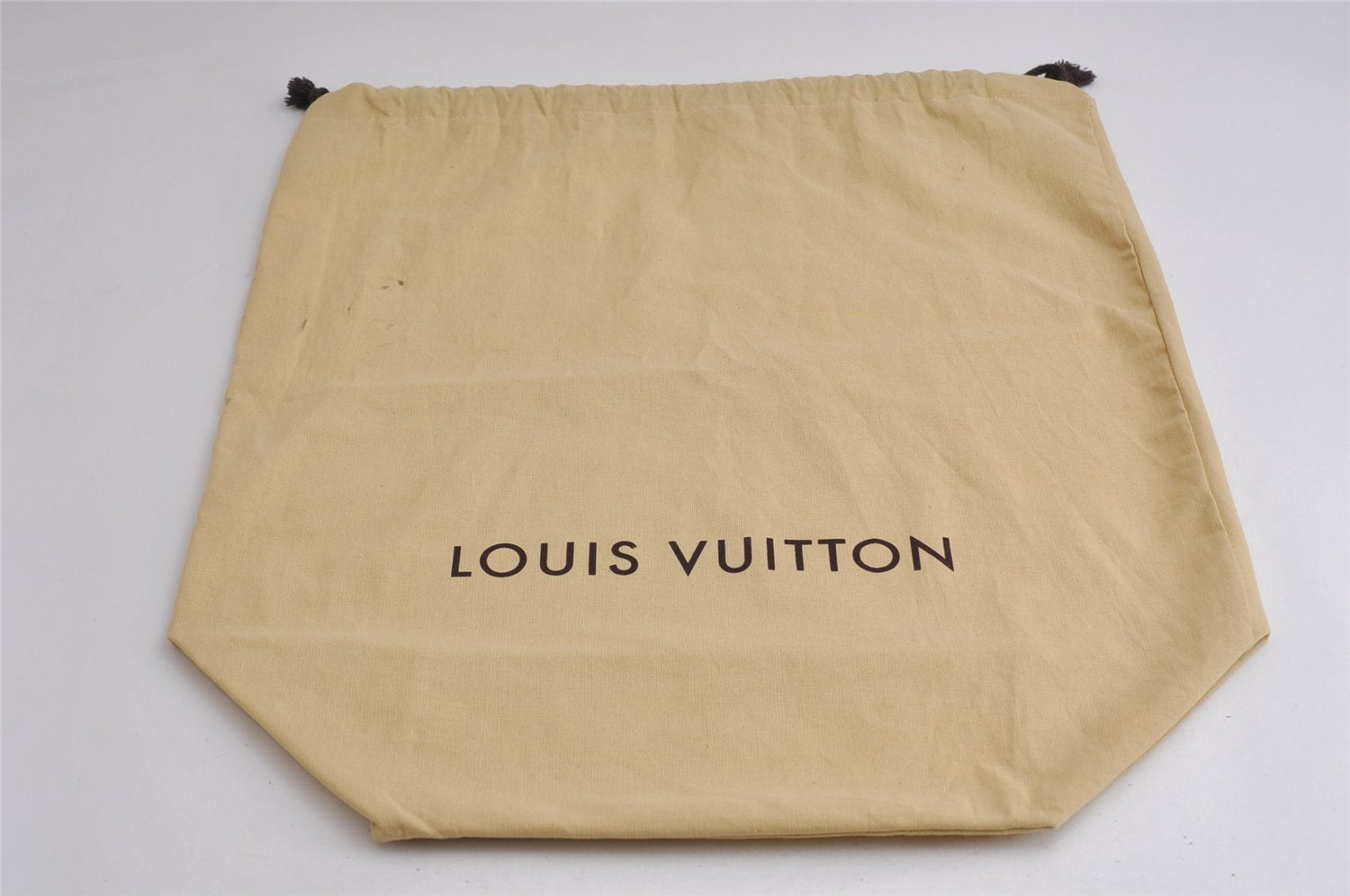 Authentic Louis Vuitton Dust Bag 10 Set Cotton Beige 9.3x6.7x22.4 LV 7477J