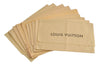 Authentic Louis Vuitton Dust Bag 10 Set Cotton Beige 12.6x9.1x0.2 LV 7478J