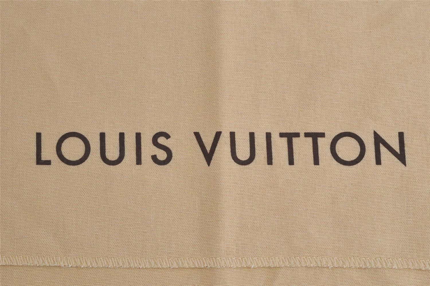 Authentic Louis Vuitton Dust Bag 10 Set Cotton Beige 12.6x9.1x0.2 LV 7478J