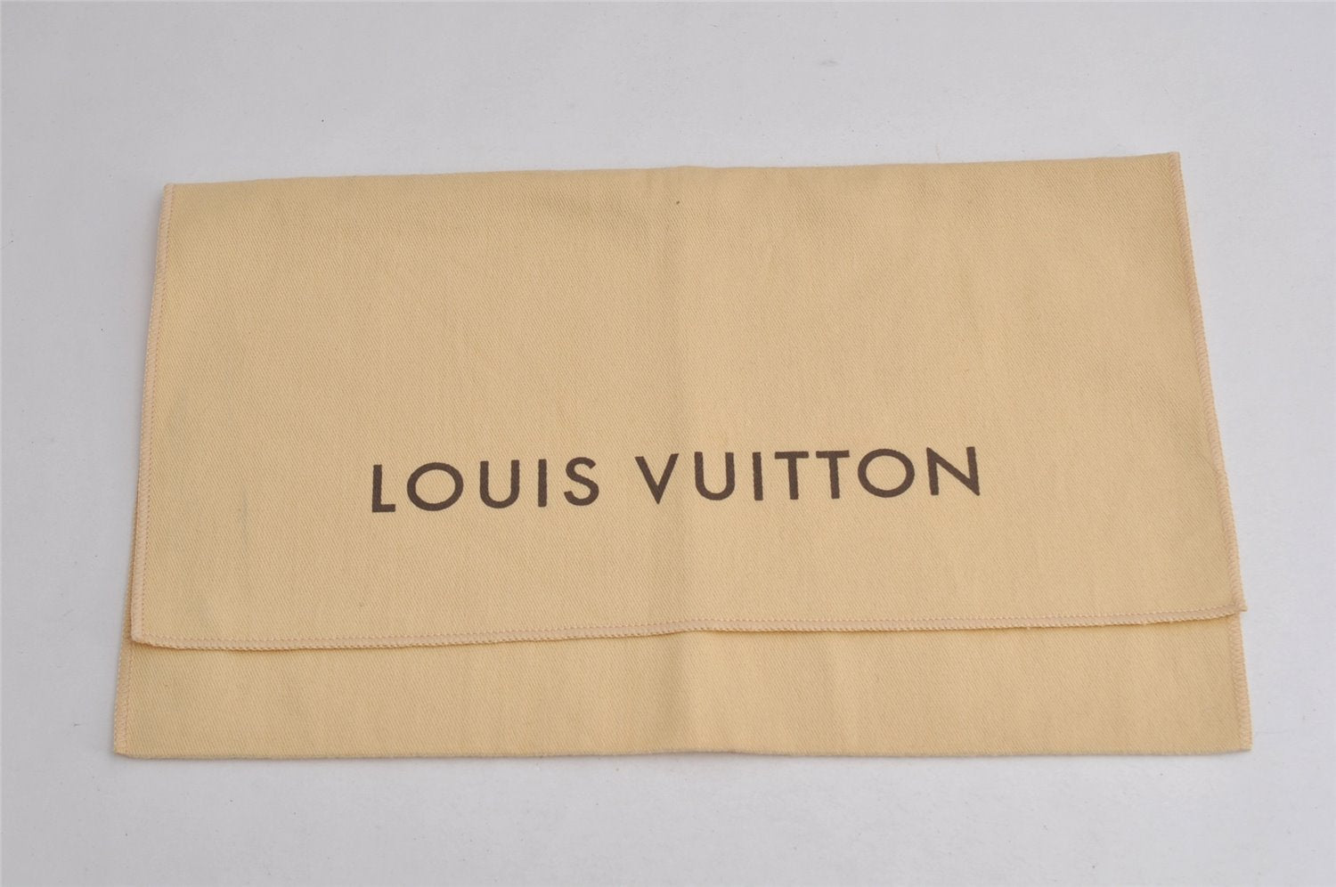 Authentic Louis Vuitton Dust Bag 10 Set Cotton Beige 12.6x9.1x0.2 LV 7478J