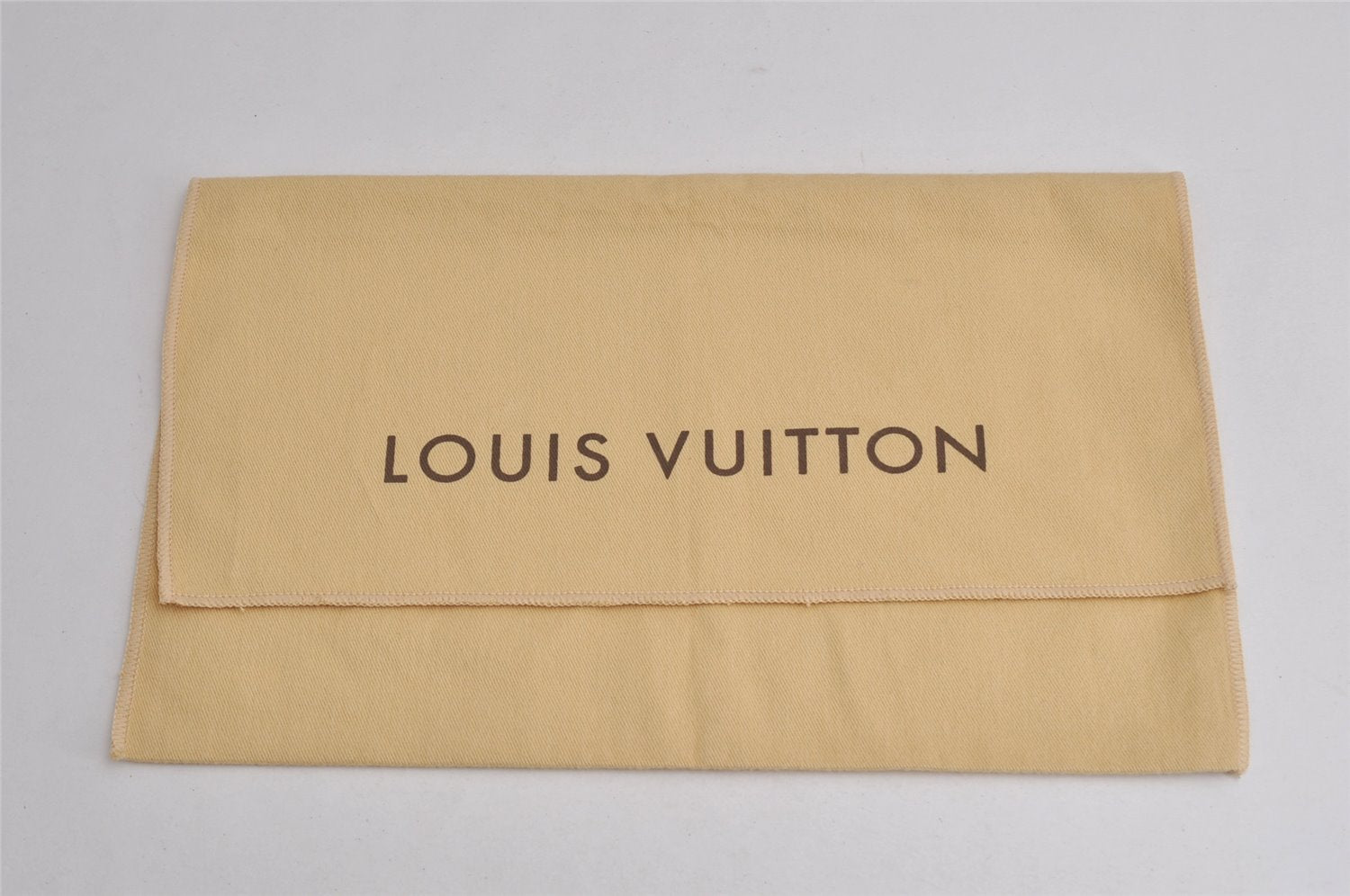 Authentic Louis Vuitton Dust Bag 10 Set Cotton Beige 12.6x9.1x0.2 LV 7478J
