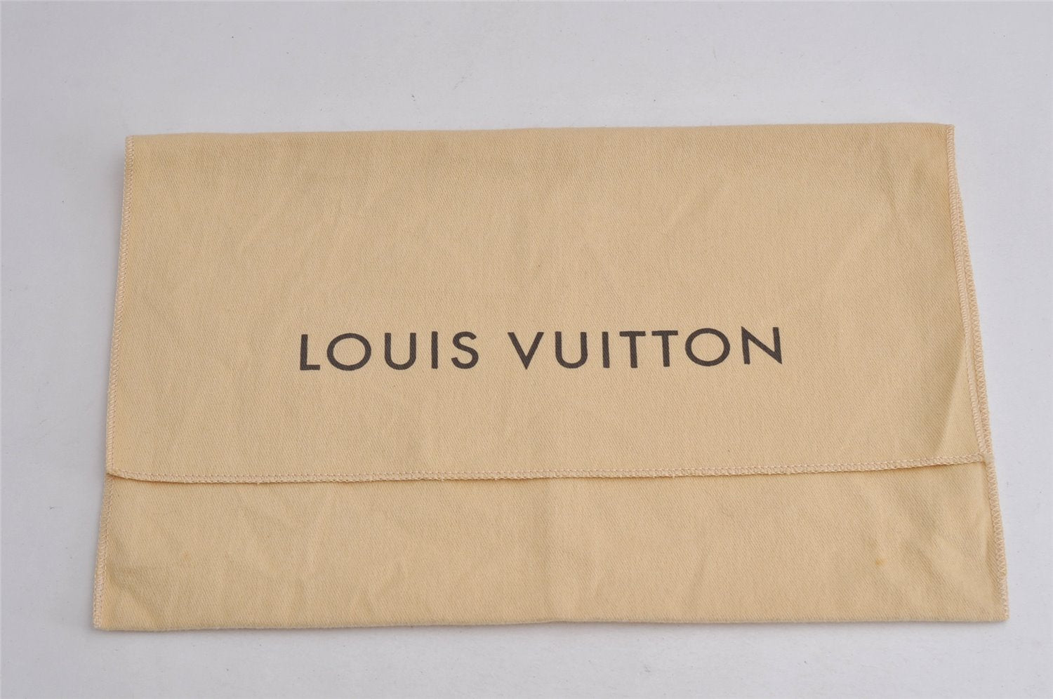 Authentic Louis Vuitton Dust Bag 10 Set Cotton Beige 12.6x9.1x0.2 LV 7478J