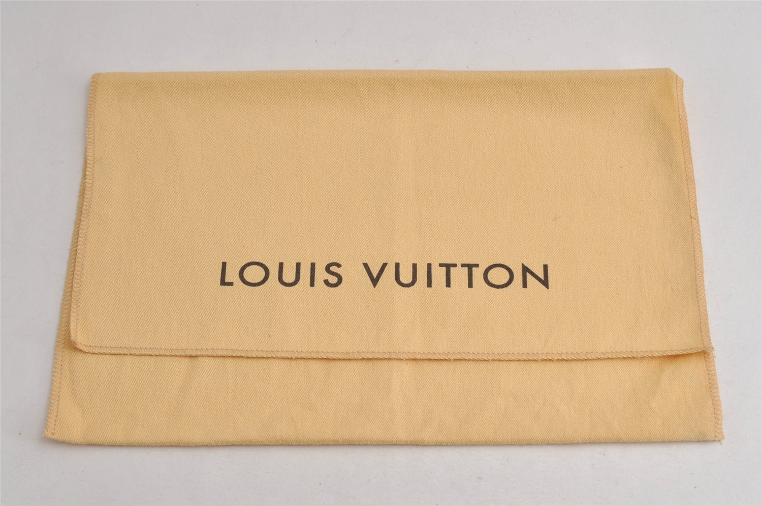 Authentic Louis Vuitton Dust Bag 10 Set Cotton Beige 12.6x9.1x0.2 LV 7478J