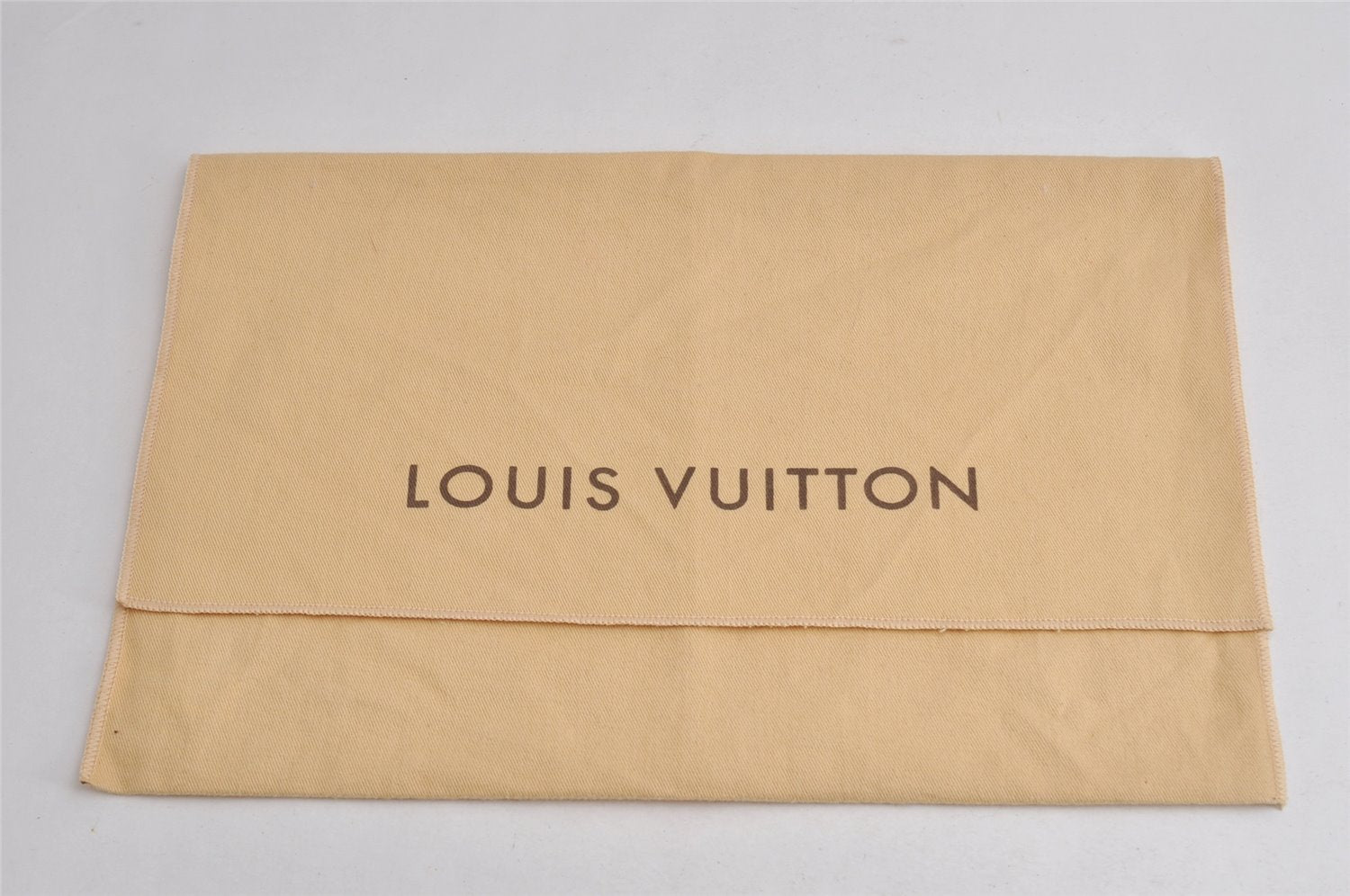 Authentic Louis Vuitton Dust Bag 10 Set Cotton Beige 12.6x9.1x0.2 LV 7478J