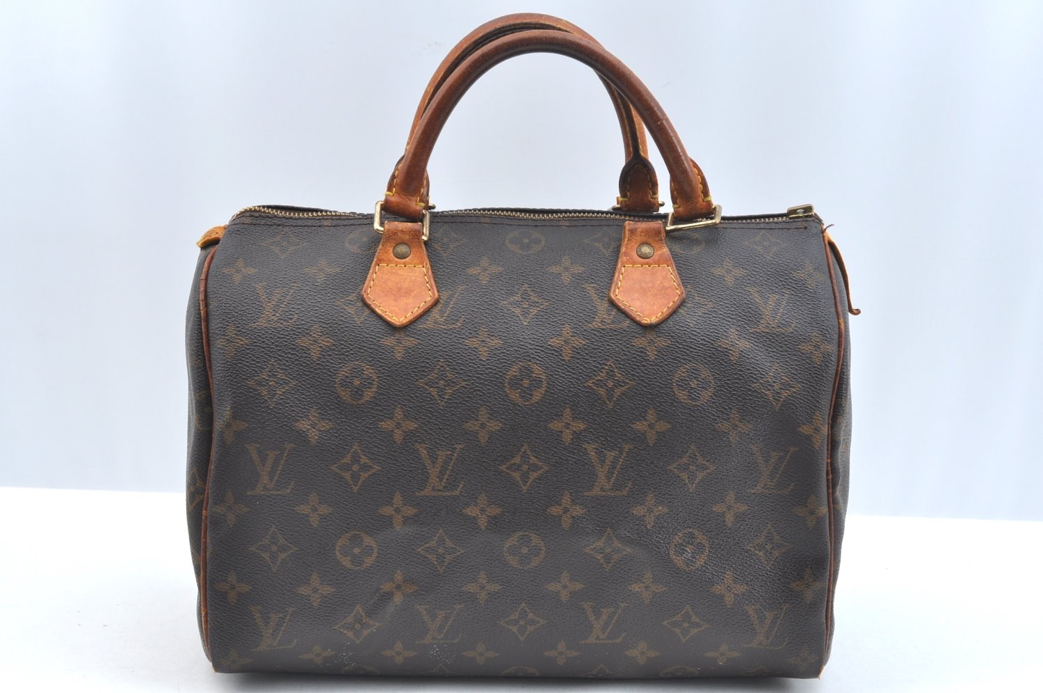 Authentic Louis Vuitton Monogram Speedy 30 Hand Boston Bag M41526 LV Junk 7480G