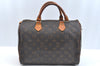 Authentic Louis Vuitton Monogram Speedy 30 Hand Boston Bag M41526 LV Junk 7480G