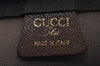 Authentic GUCCI Vintage GG Plus Clutch Hand Bag Purse GG PVC Leather Brown 7480I