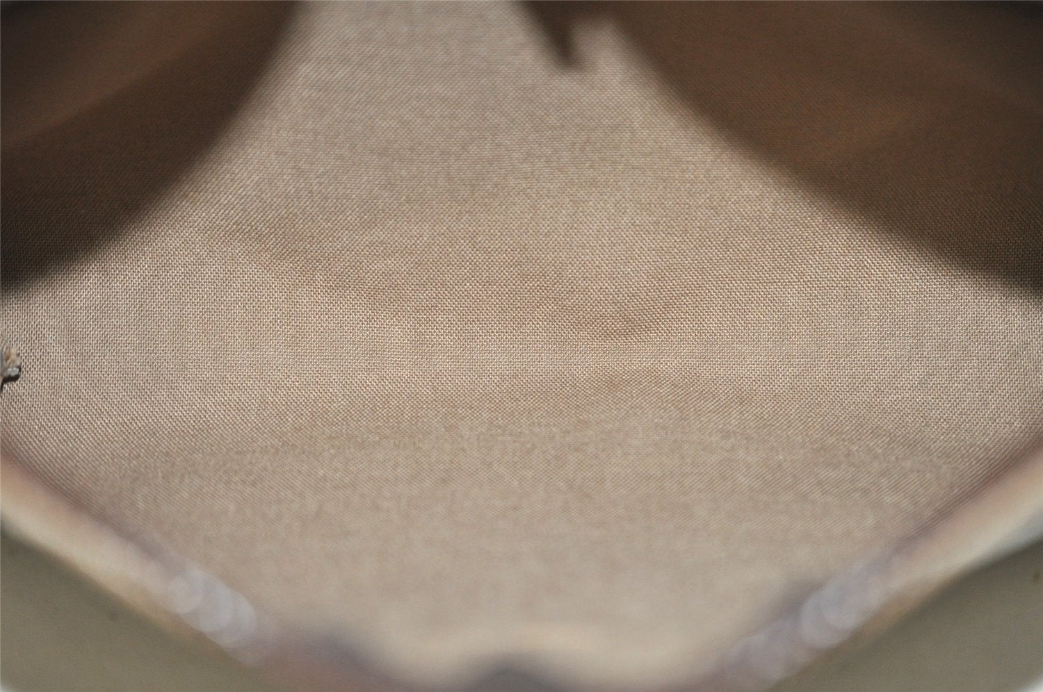 Authentic GUCCI Vintage GG Plus Clutch Hand Bag Purse GG PVC Leather Brown 7480I