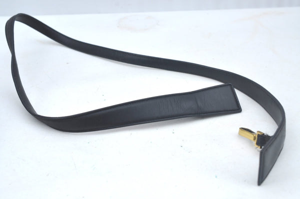 Authentic GUCCI 2Way Shoulder Hand Bag Purse Leather 90671 Black 7481I