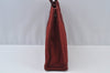 Authentic HERMES Fourre Tout PM Vintage Hand Tote Bag Canvas Red 7482I