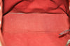 Authentic HERMES Fourre Tout PM Vintage Hand Tote Bag Canvas Red 7482I