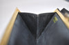 Authentic CHANEL Vintage Calf Skin Long Wallet Purse Black CC Logo 7483K