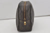 Auth Louis Vuitton Monogram Trousse Toilette 28 Clutch Hand Bag M47522 LV 7486I