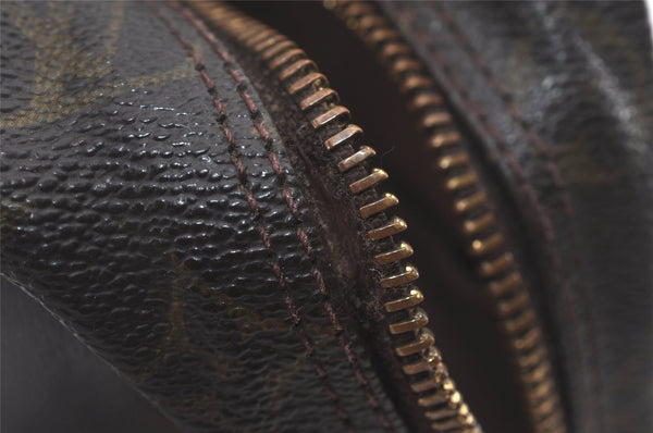 Auth Louis Vuitton Monogram Trousse Toilette 28 Clutch Hand Bag M47522 LV 7486I