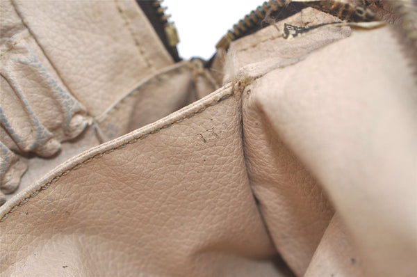 Auth Louis Vuitton Monogram Trousse Toilette 28 Clutch Hand Bag M47522 LV 7486I