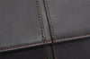 Authentic BURBERRY Vintage Leather Shoulder Hand Bag Purse Black 7487K