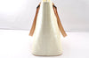 Authentic Louis Vuitton Vernis Houston Shoulder Hand Bag White M91342 LV 7488I