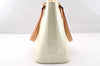 Authentic Louis Vuitton Vernis Houston Shoulder Hand Bag White M91342 LV 7488I