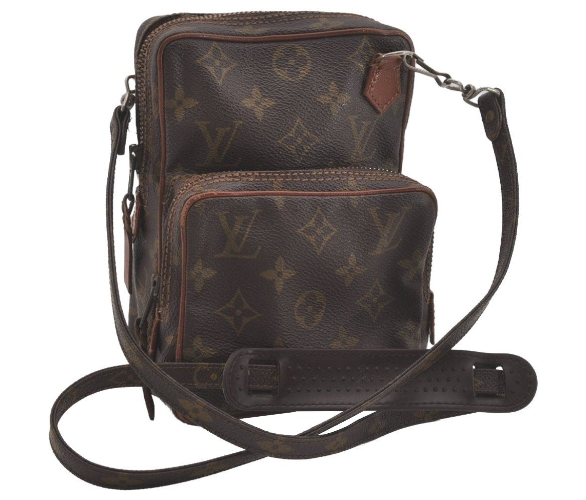 Authentic Louis Vuitton Monogram Amazone Shoulder Cross Bag Old Model Junk 7489I
