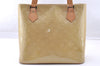 Authentic Louis Vuitton Vernis Houston Shoulder Hand Bag Beige M91004 LV 7491I