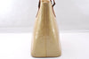 Authentic Louis Vuitton Vernis Houston Shoulder Hand Bag Beige M91004 LV 7491I