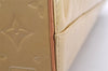 Authentic Louis Vuitton Vernis Houston Shoulder Hand Bag Beige M91004 LV 7491I