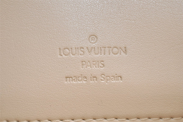 Authentic Louis Vuitton Vernis Houston Shoulder Hand Bag Beige M91004 LV 7491I