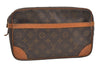 Authentic Louis Vuitton Monogram Compiegne 28 Clutch Hand Bag M51845 LV 7491J