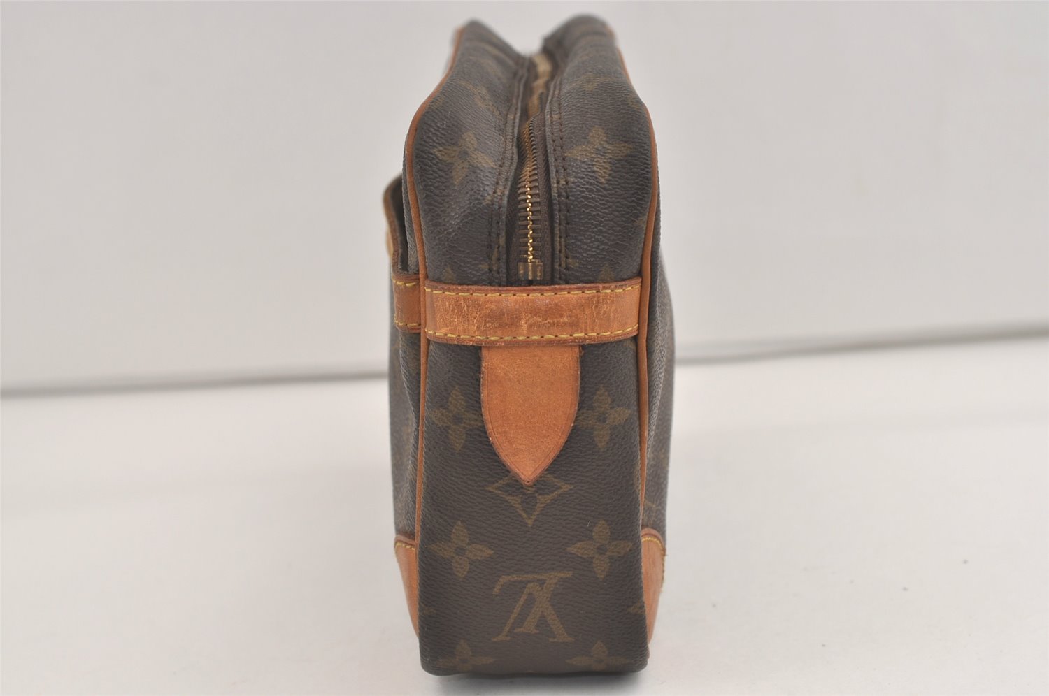 Authentic Louis Vuitton Monogram Compiegne 28 Clutch Hand Bag M51845 LV 7491J